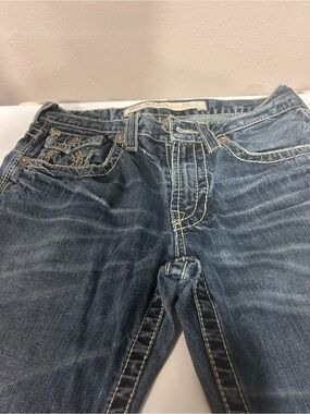 Big Star Men's Faded Blue Straight Jeans